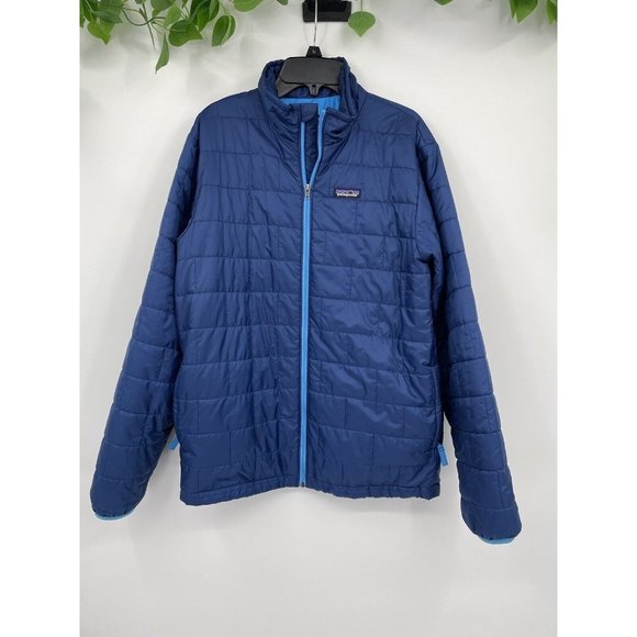 Patagonia Kids Puffer Jacket - Navy Blue - Picture 1 of 5